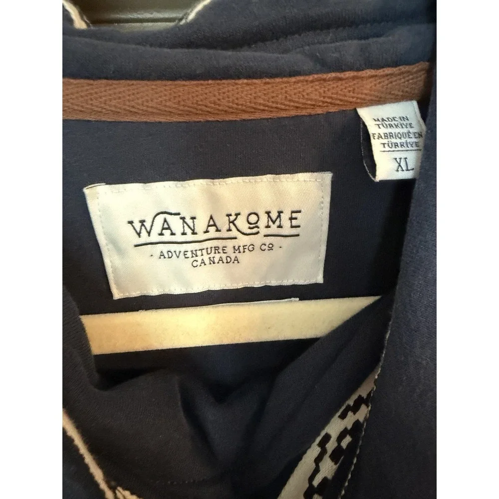 Wanakome Women's Amika Pullover Hoodie  Oxford Blue XL